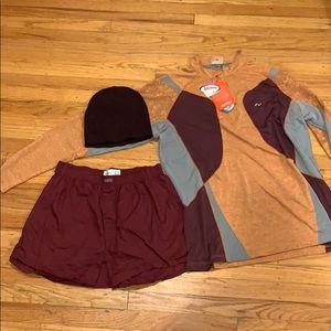 Set of 3: Calvin Klein Boxers M; Top L; Beanie M/L